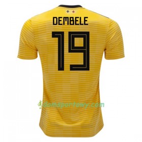 Koszulka Belgia Dembele 19 Wyjazdowe Koszulki Piłkarskie Mistrzostwa Świata 2018